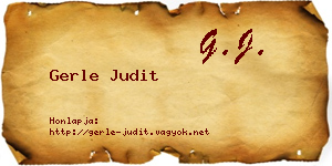 Gerle Judit névjegykártya